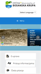 Mobile Screenshot of opcinabosanskakrupa.ba